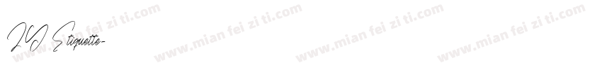 ZY Etiquette字体转换
